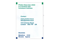 Catalogue 1, March 2022